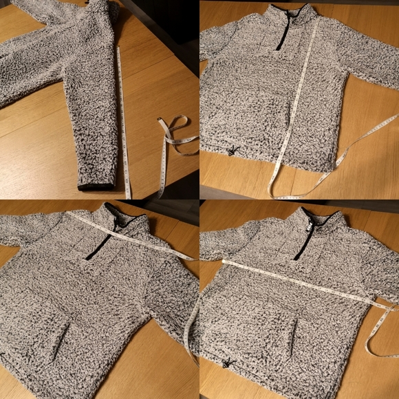 PINK by Victoria's Secret Teddy Bear Sherpa Style Pull Over Sweater Hood… - Picture 15 of 15